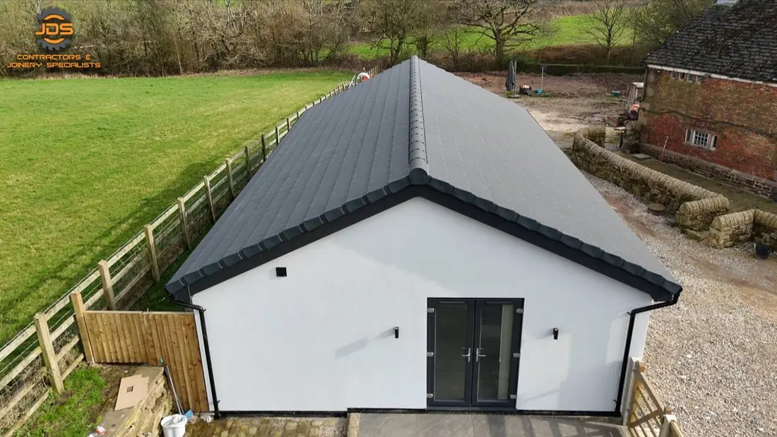 Charnock Richard build, front elevation with composite door
